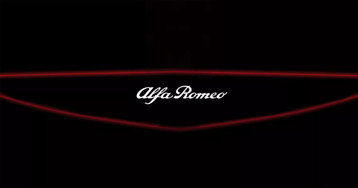 Alfa Romeo wprowadza nowy produkt: świecący podpis w projekcie