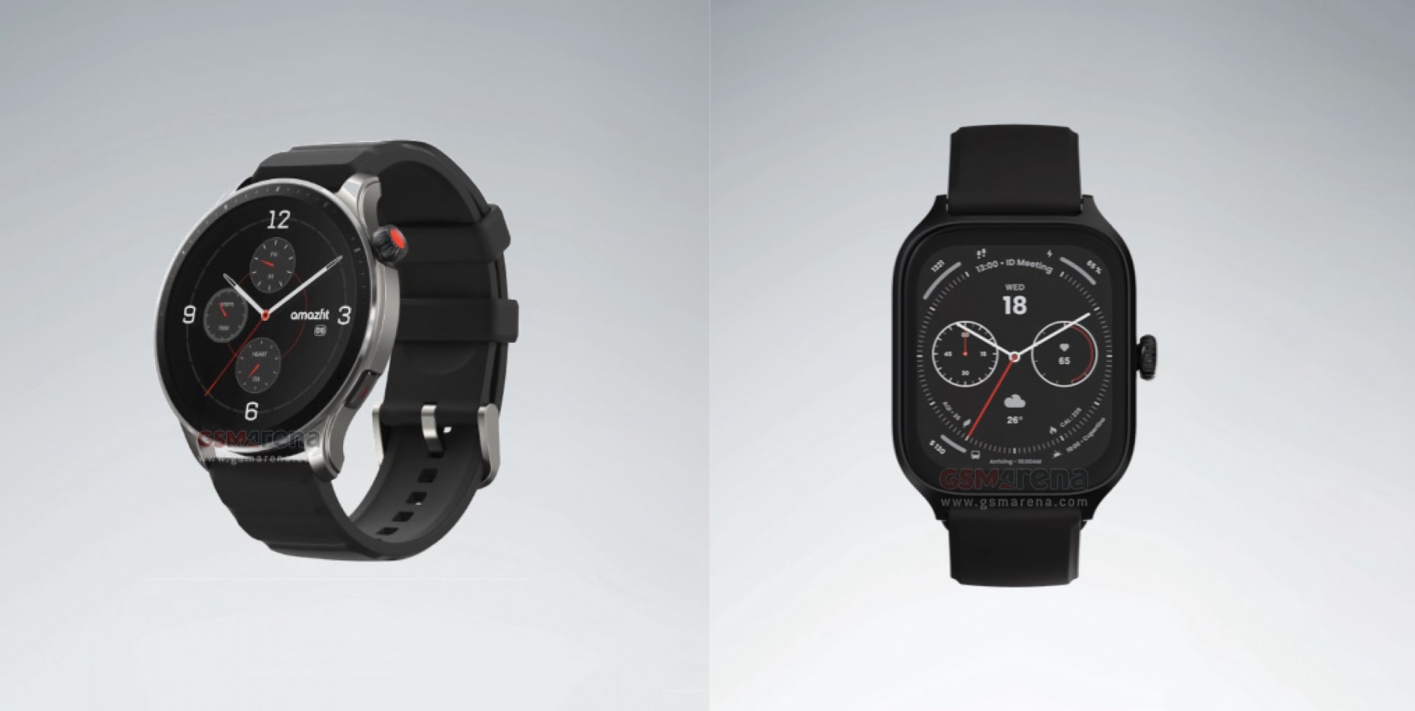 Oto jak będą wyglądać nowe smartwatche Amazfit GTR 4 i Amazfit GTS 4