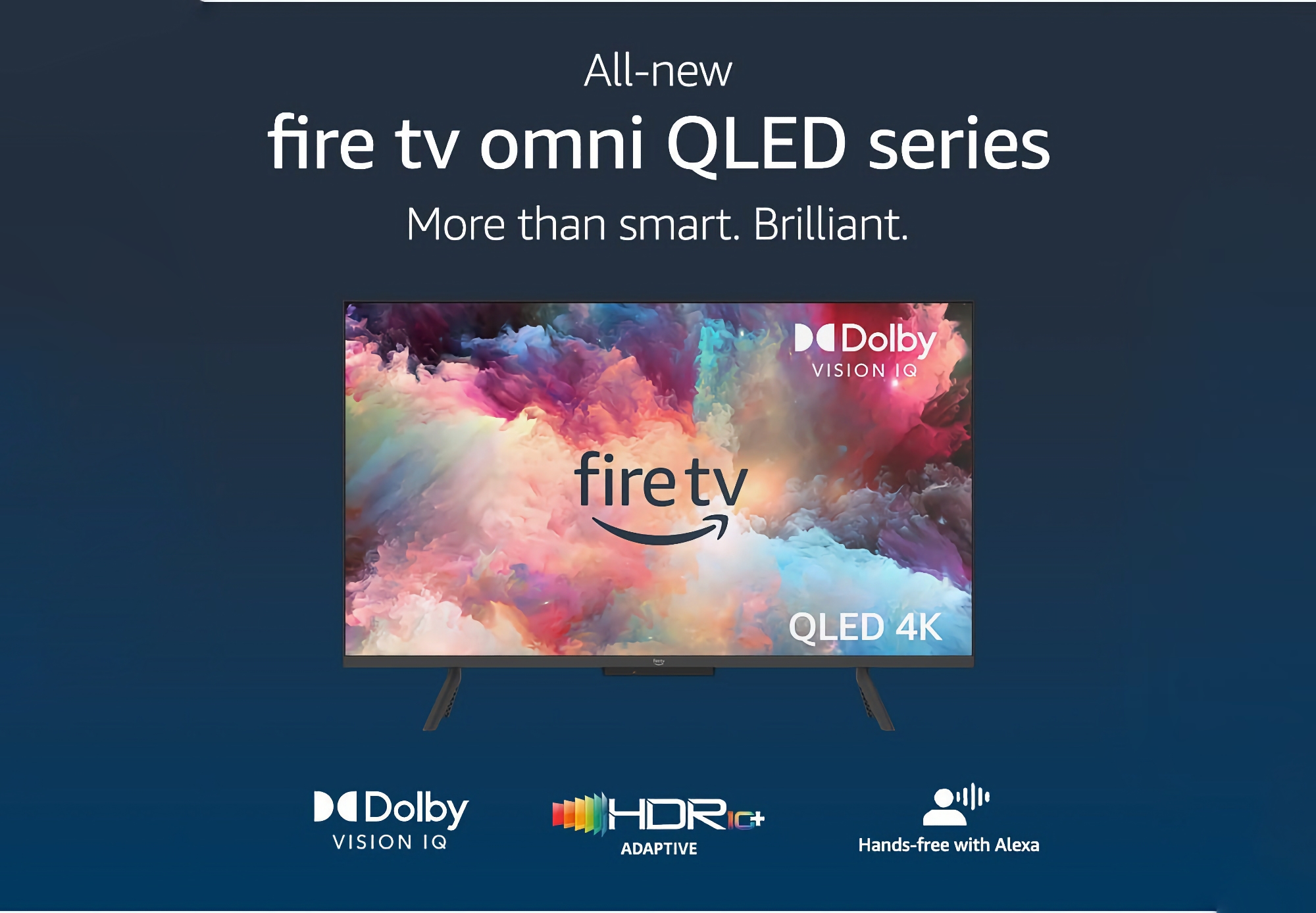 Amazon ujawnia nowe modele Fire TV Omni QLED: inteligentne telewizory z wyświetlaczami o przekątnej 43-55 cali, obsługą Alexy i cenami od 449 dolarów.
