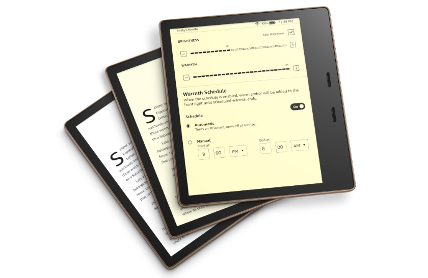 Amazon prezentuje zaktualizowaną Ebook Kindle Oasis z regulowanym kolorem wyświetlacza