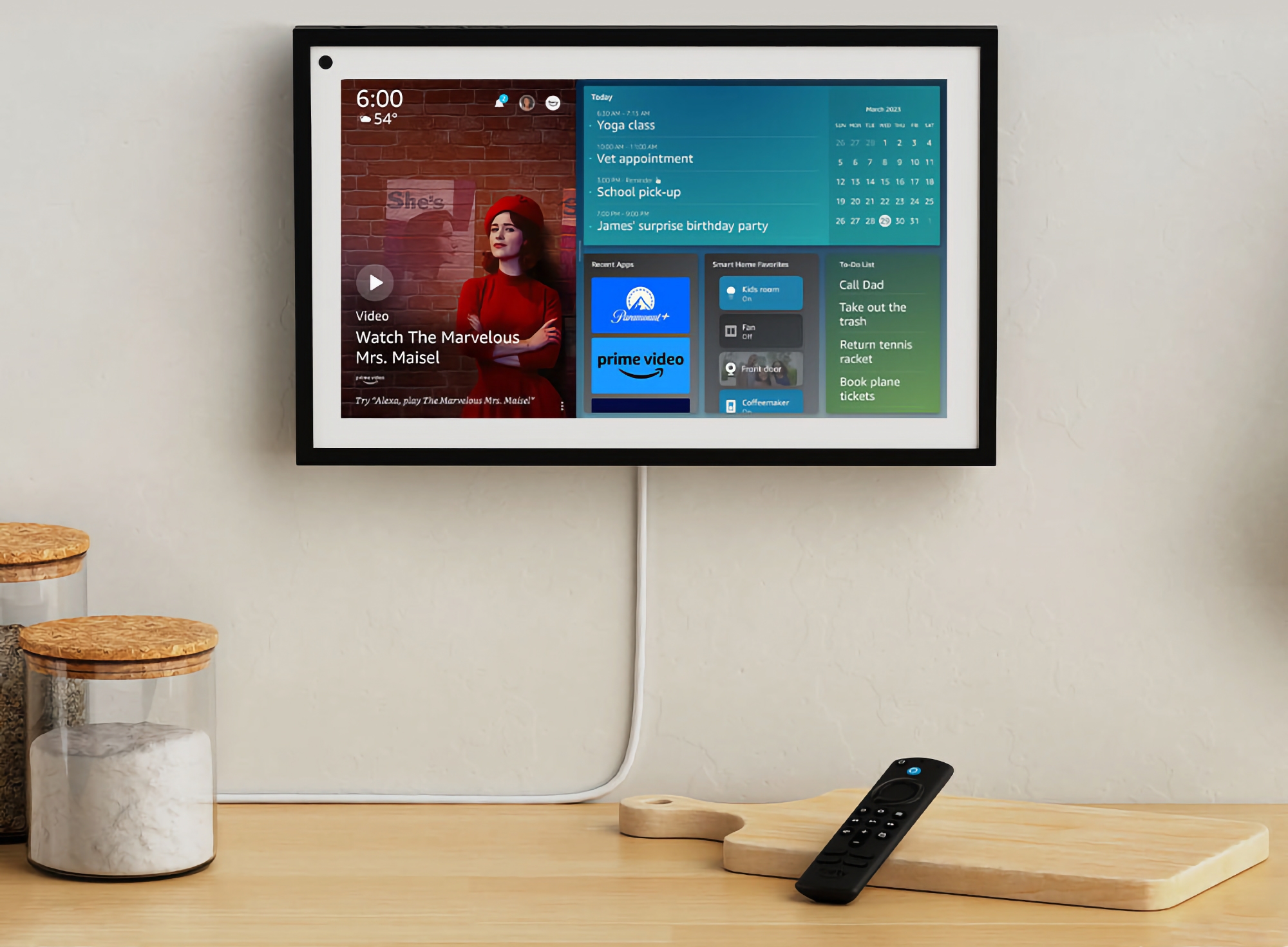 Amazon Echo Show z 15-calowym ekranem, kamerą internetową i obsługą Alexa kosztuje 184 USD (95 USD zniżki)