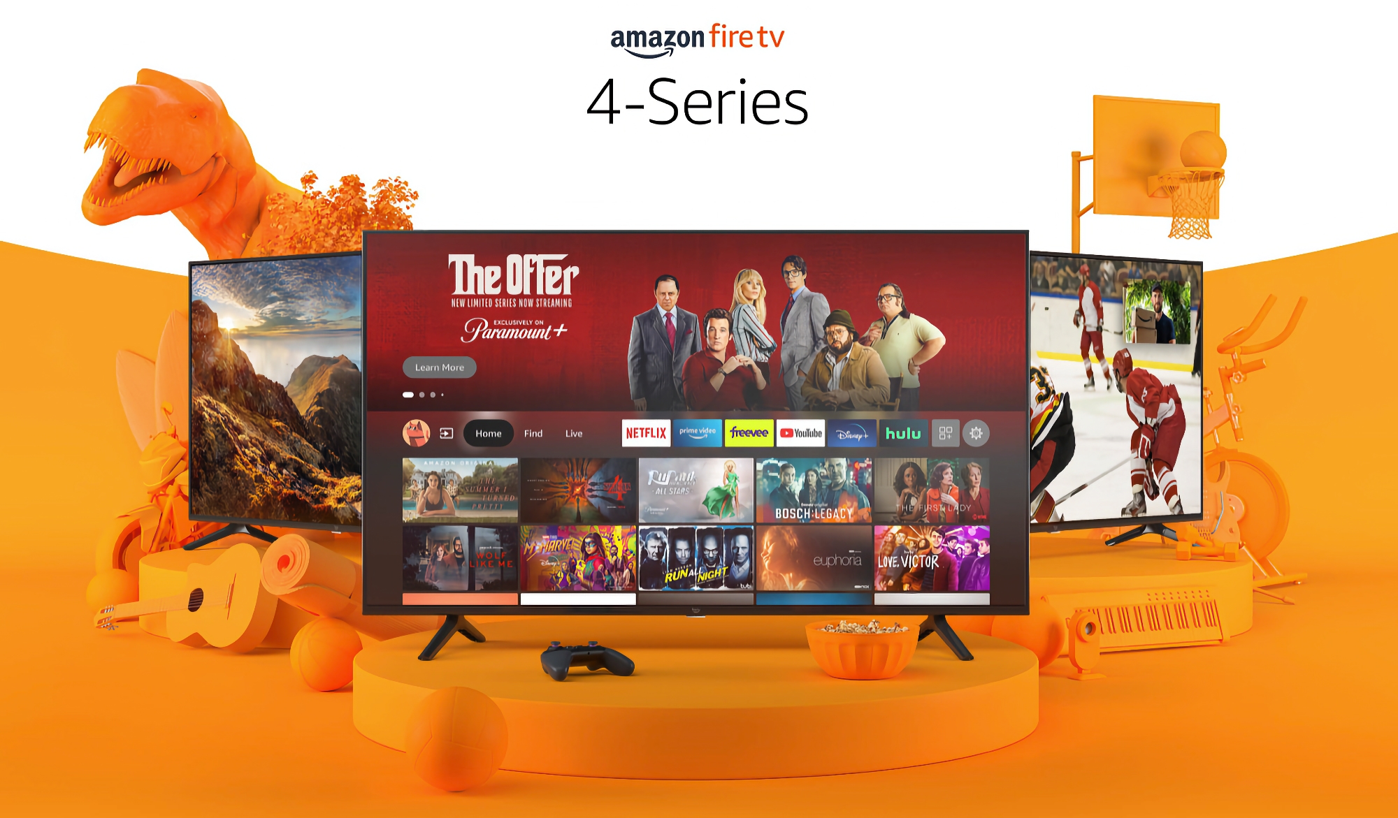 Amazon Fire TV z 55-calowym ekranem, rozdzielczością 4K i wbudowaną Alexą jest dostępny w obniżonej cenie 180 dolarów