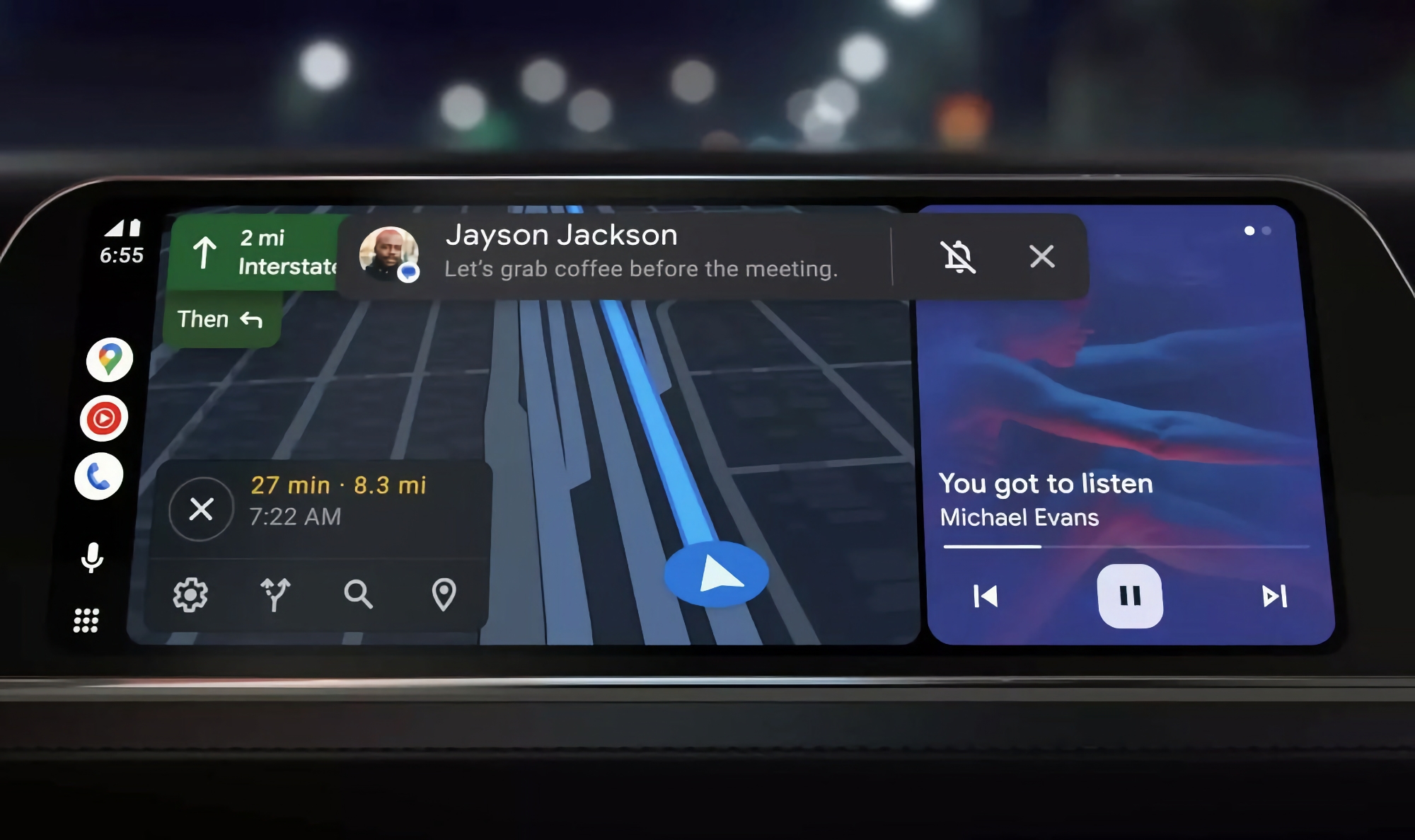 Asystent Google w Android Auto będzie mógł podsumowywać wiadomości za pomocą sztucznej inteligencji.