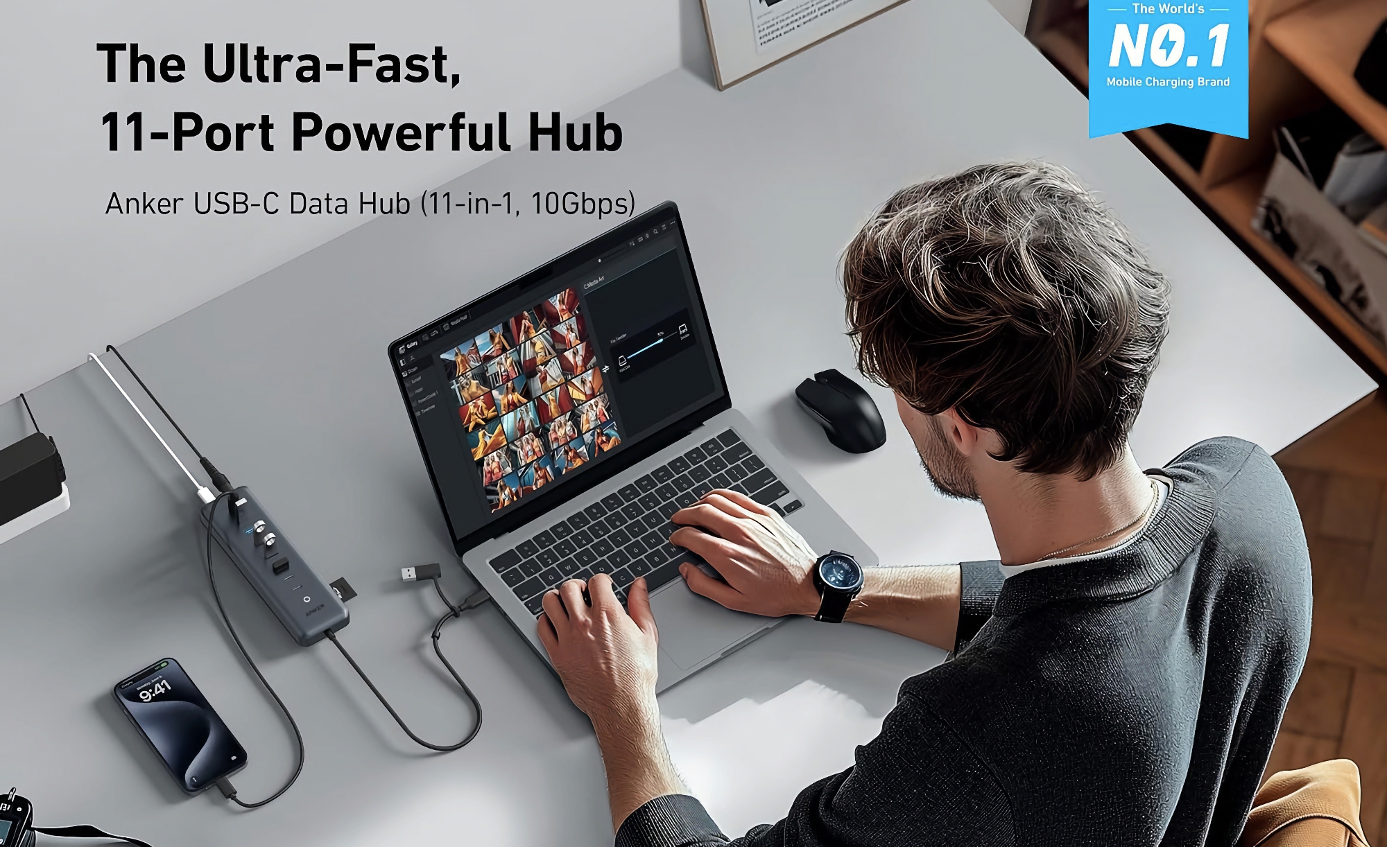 Anker zapowiada hub 11 w 1 z portami USB-C, slotem na karty pamięci i mocą wyjściową do 100 W