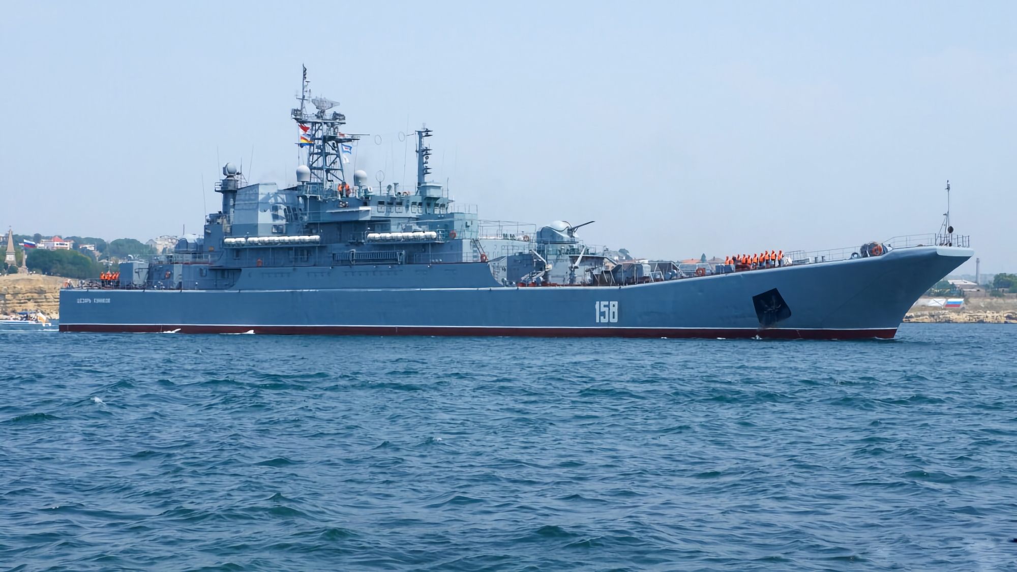 Ukraiński wywiad przy użyciu drona morskiego zatopił duży rosyjski okręt desantowy Cezar Kunikow