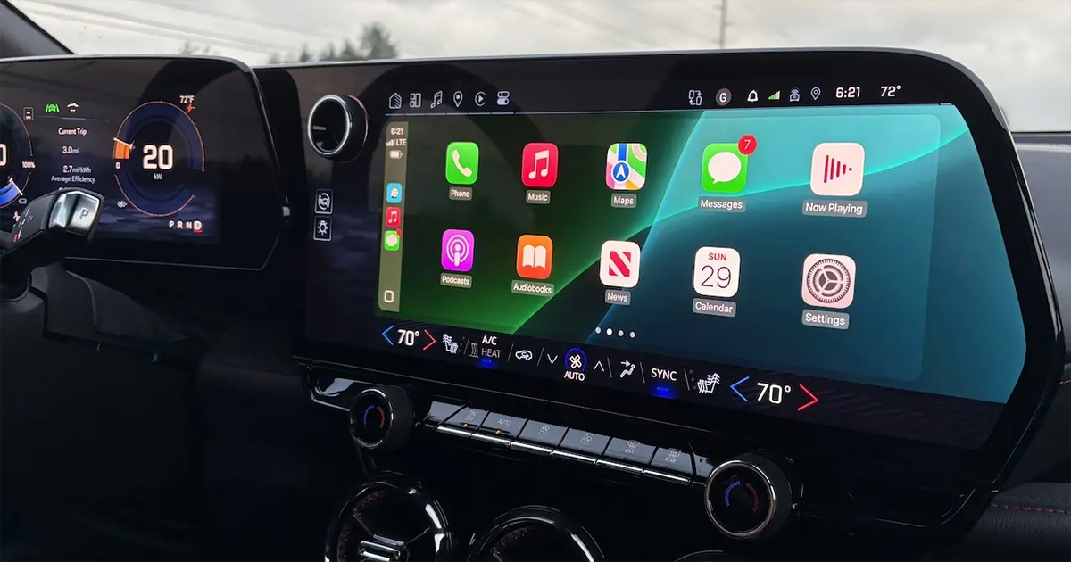 Chevrolet Blazer EV wyposażony w CarPlay - nowość od WAMS