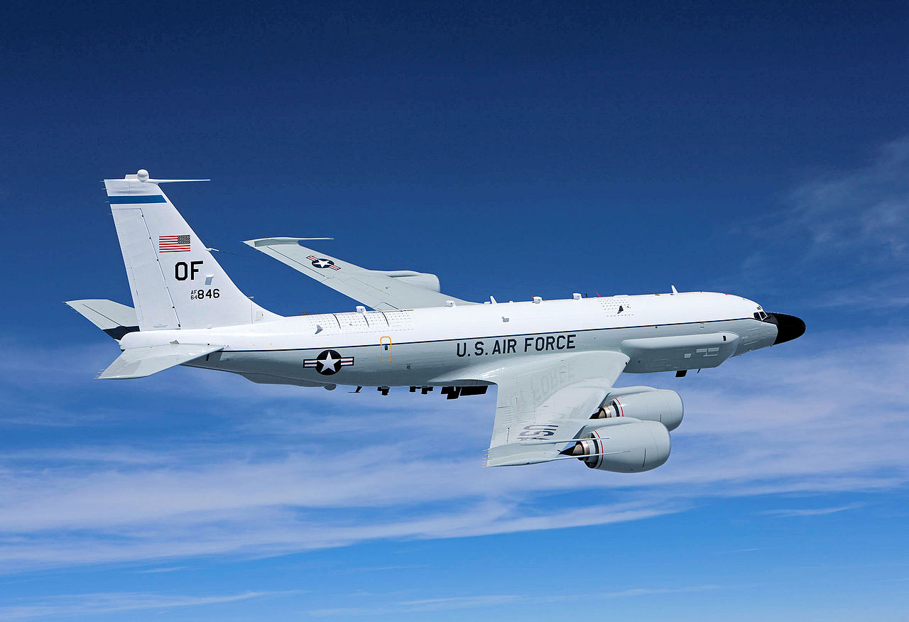 USA zabiera w niebo jeden z najrzadszych samolotów, RC-135S Cobra Ball, który służy do monitorowania broni jądrowej