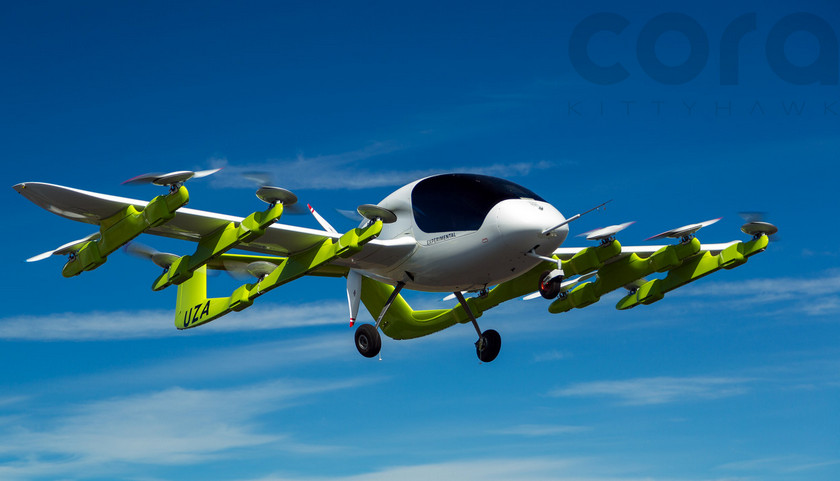 Kitty Hawk Cora: autonomiczna latające taksówki współzałożyciel Google