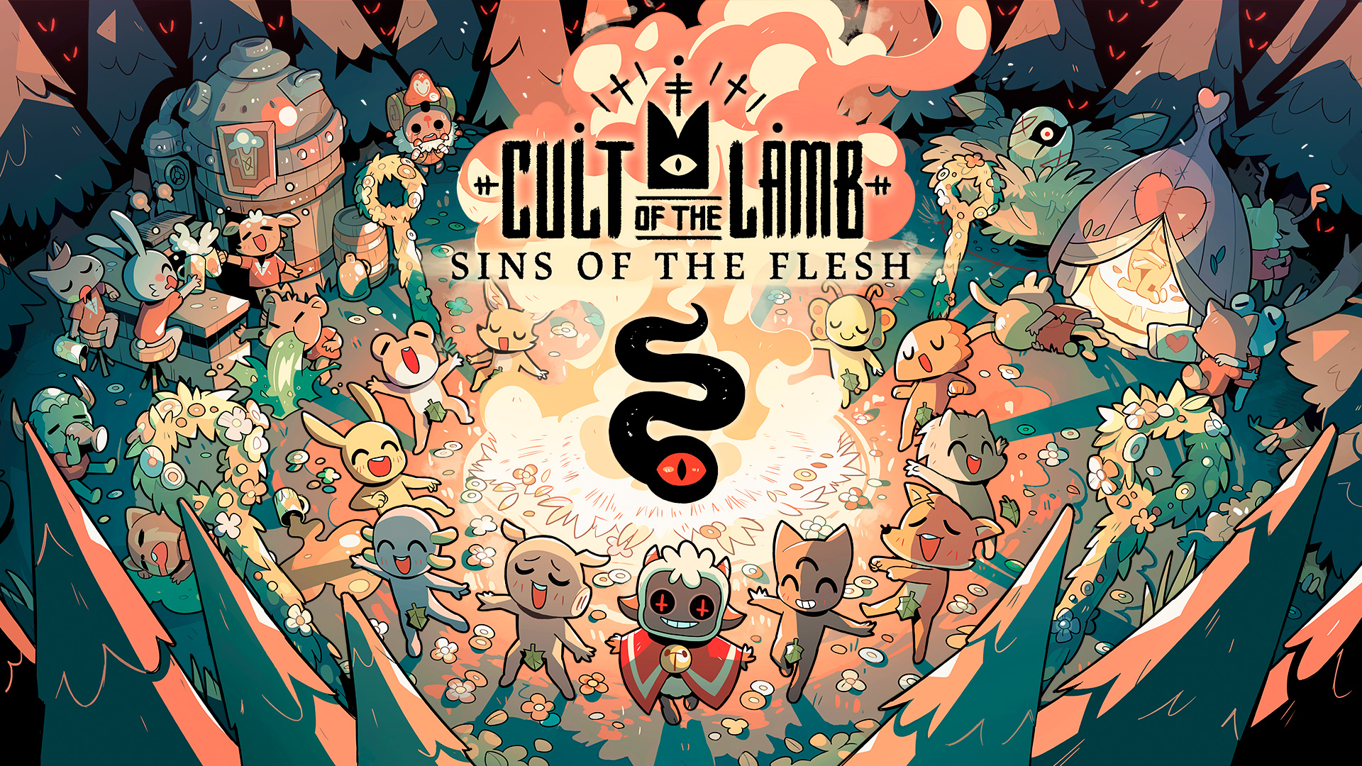 Deweloperzy Cult of the Lamb poinformowali o nadchodzącej aktualizacji Sins of the Flesh. Premiera 16 stycznia