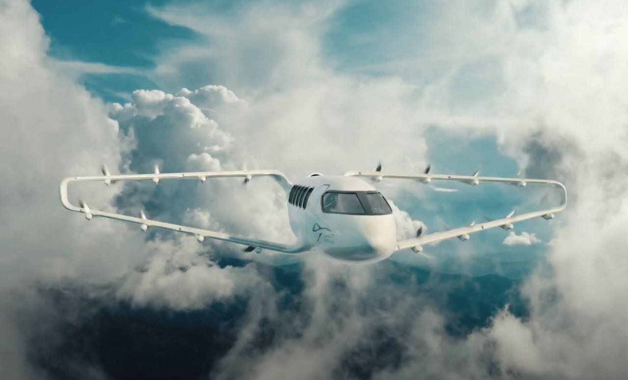 Craft Aero prezentuje nowy typ 9-miejscowej latającej taksówki z "diamentowym" kształtem skrzydła [wideo]