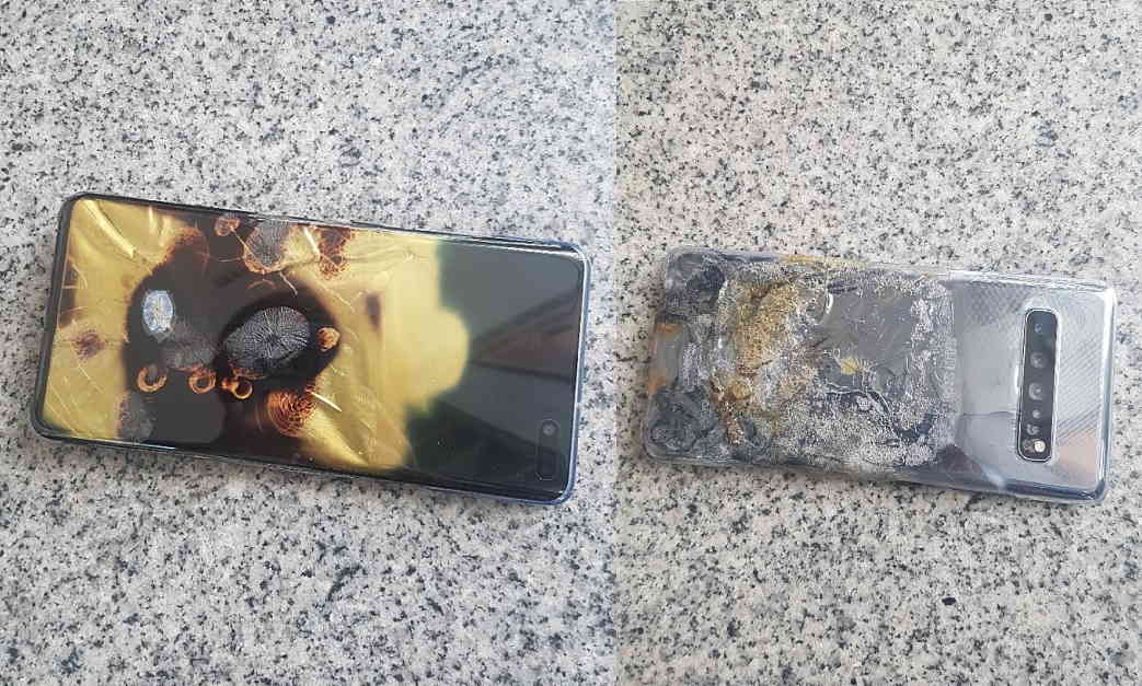 Pierwszy poszedł: Samsung Galaxy S10 5G zapalił się i eksplodował