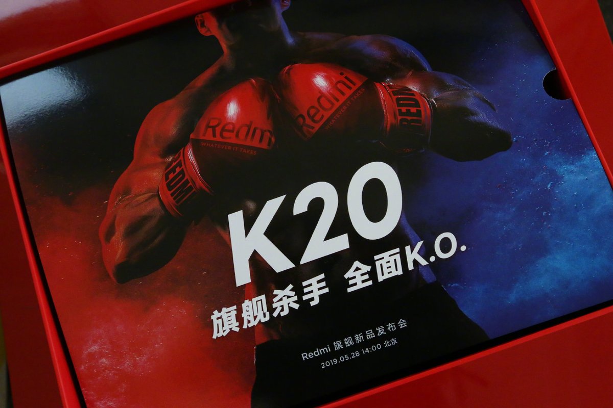 Xiaomi zaprasza na prezentację Redmi K20, wysyłając rękawice bokserskie