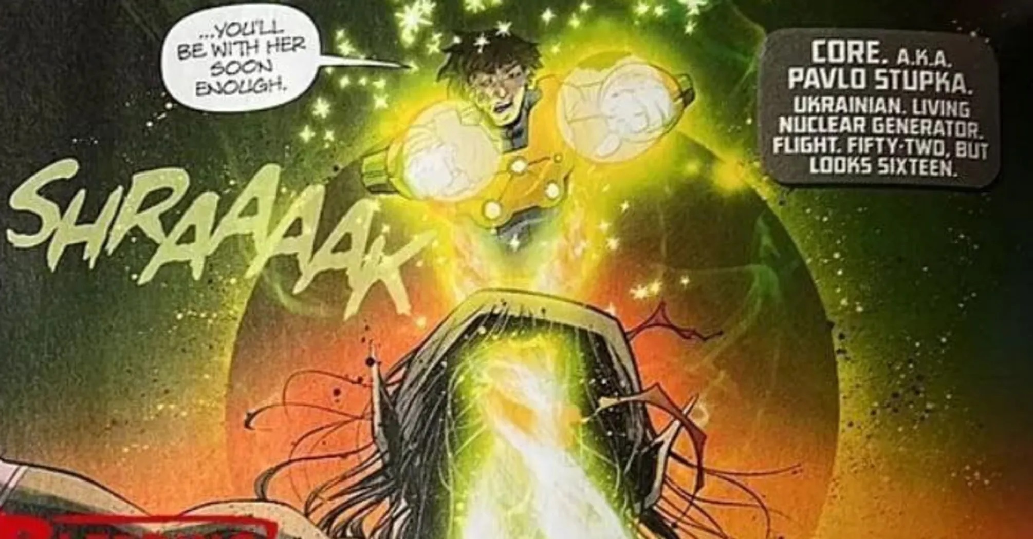 'Żywy generator jądrowy': ukraiński Pavlo Stupka jest nowym superbohaterem DC Comics