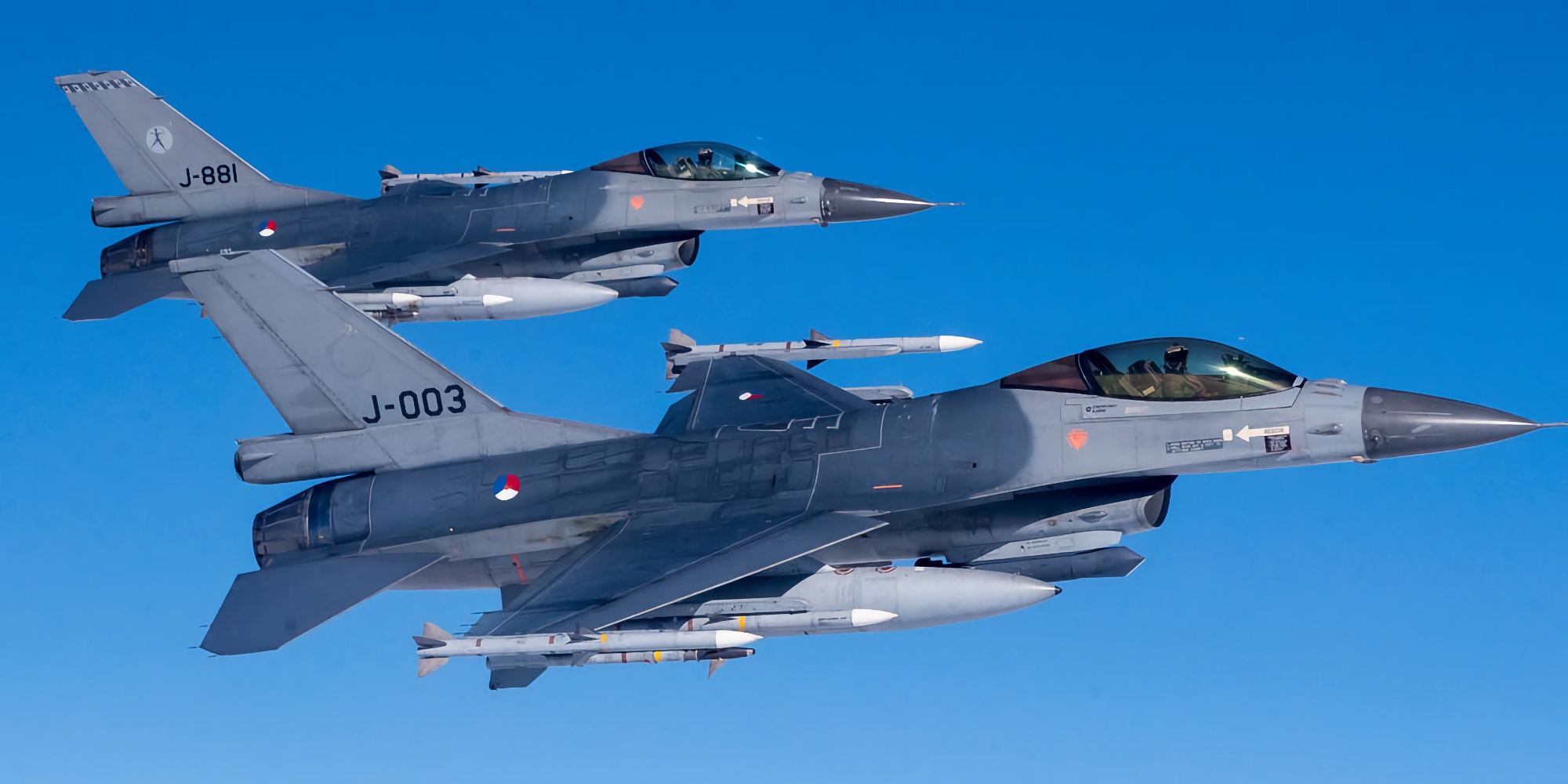 Holandia gotowa rozważyć przekazanie Ukrainie amerykańskich myśliwców F-16 Fighting Falcon