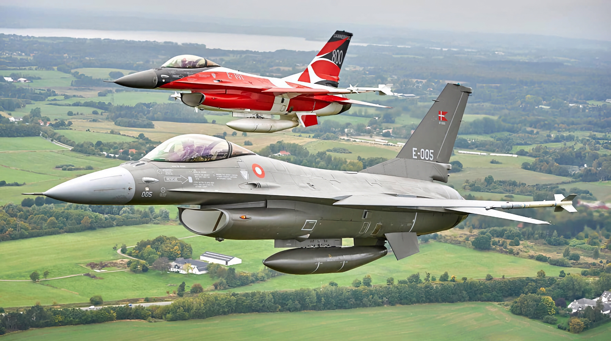Dania informuje, kiedy przekaże Ukrainie pierwszą partię myśliwców F-16 Fighting Falcon
