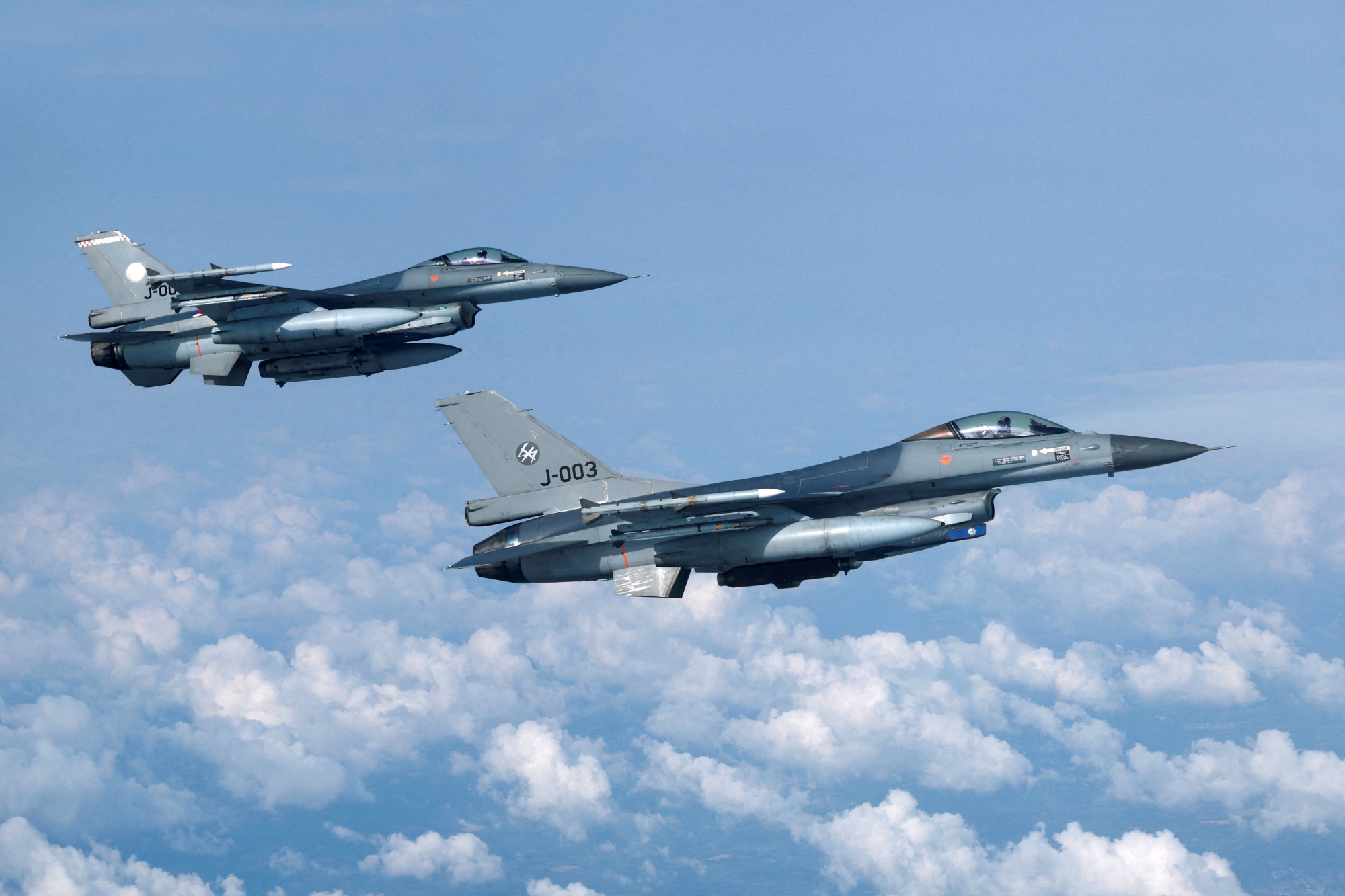 Holandia planuje przekazać Ukrainie myśliwce F-16 Fighting Falcon jesienią tego roku