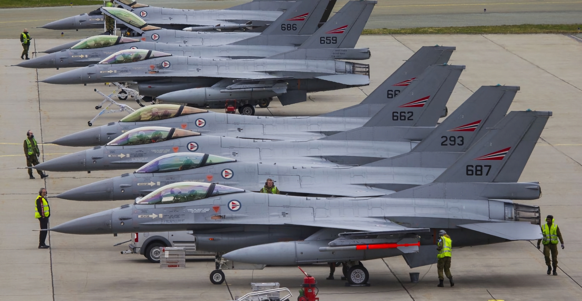 Media: Norwegia wyśle Ukrainie 22 myśliwce F-16 Fighting Falcon, a także silniki i symulatory do nich