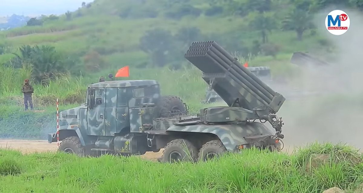 Demokratyczna Republika Konga używała ukraińskich wyrzutni rakiet Bastion-1