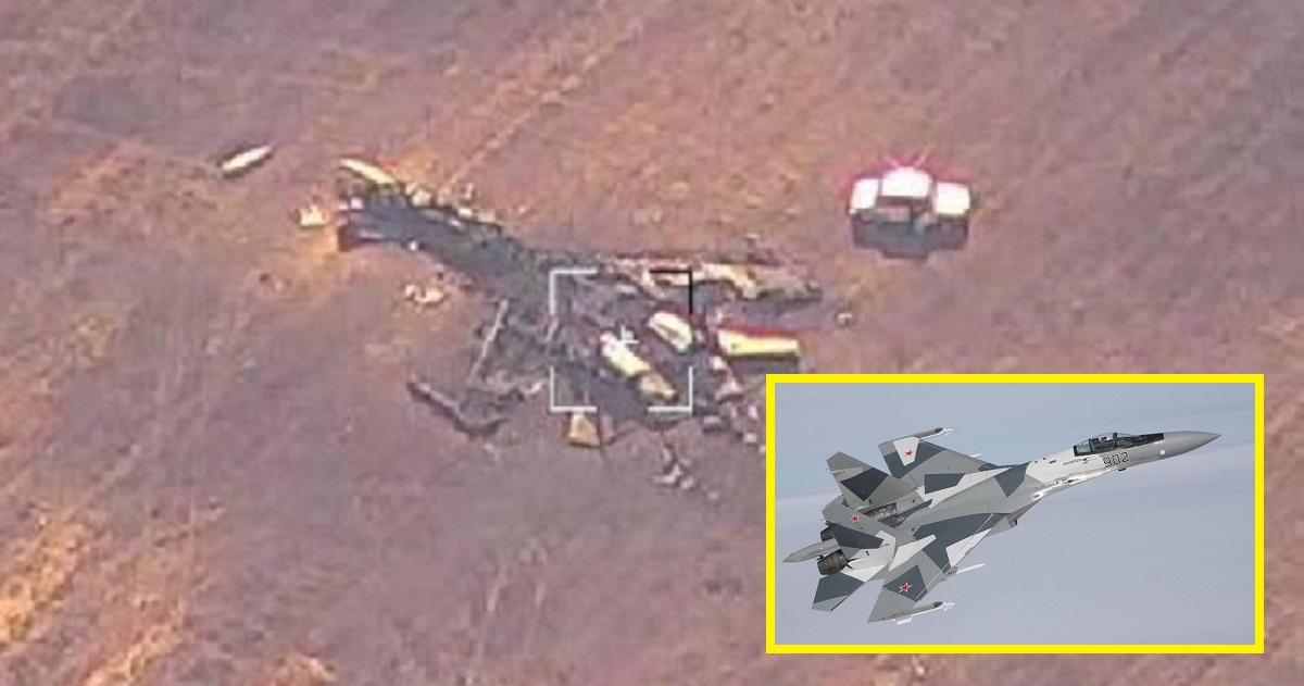 Ukraiński dron SHARK odnalazł rosyjski myśliwiec Su-35S o wartości eksportowej ponad 100 milionów dolarów, który mógł zostać zestrzelony w wyniku przyjacielskiego ostrzału.
