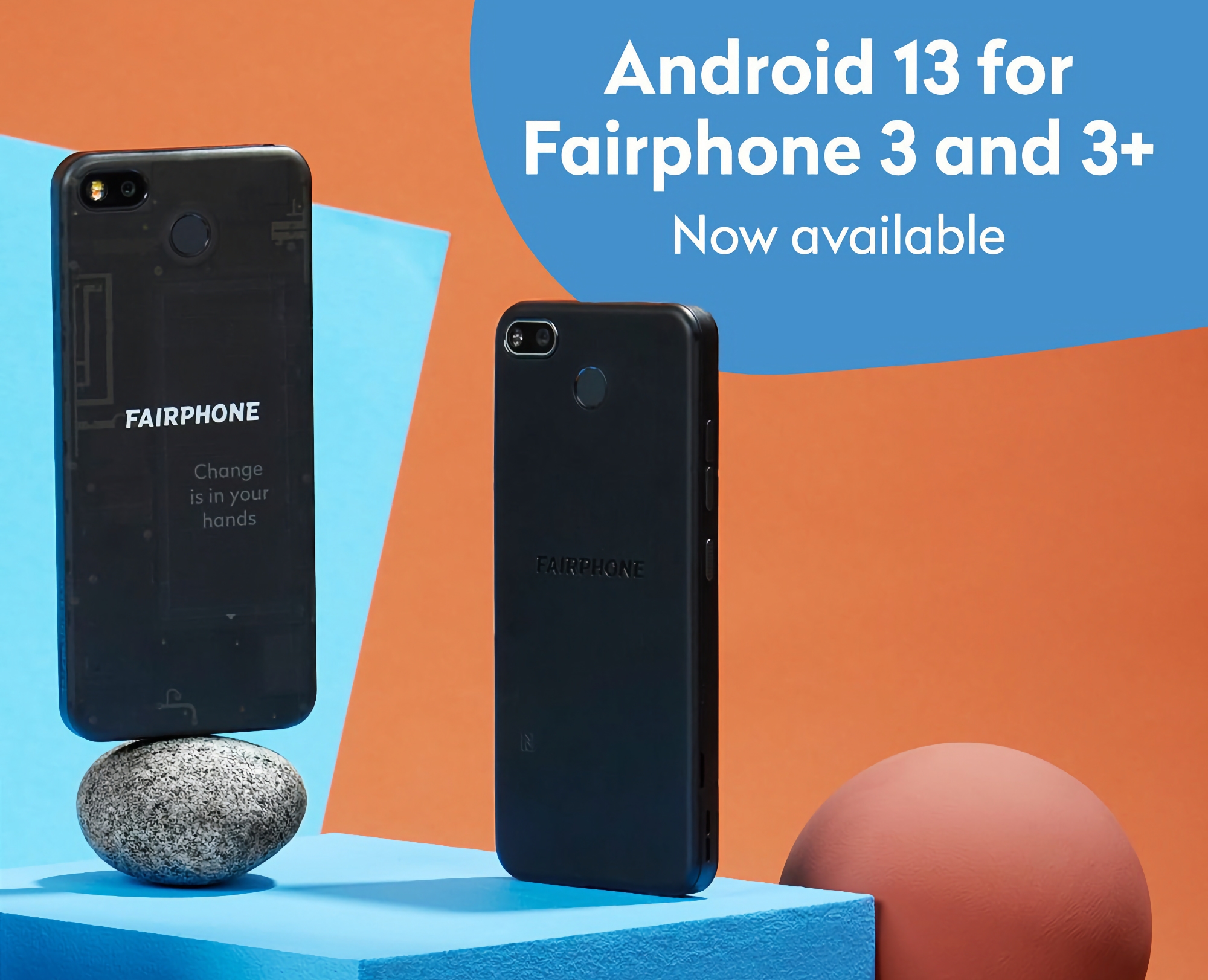 Fairphone 3 i Fairphone 3+ otrzymają aktualizację do Androida 13 i rozszerzone wsparcie do 2026 r.