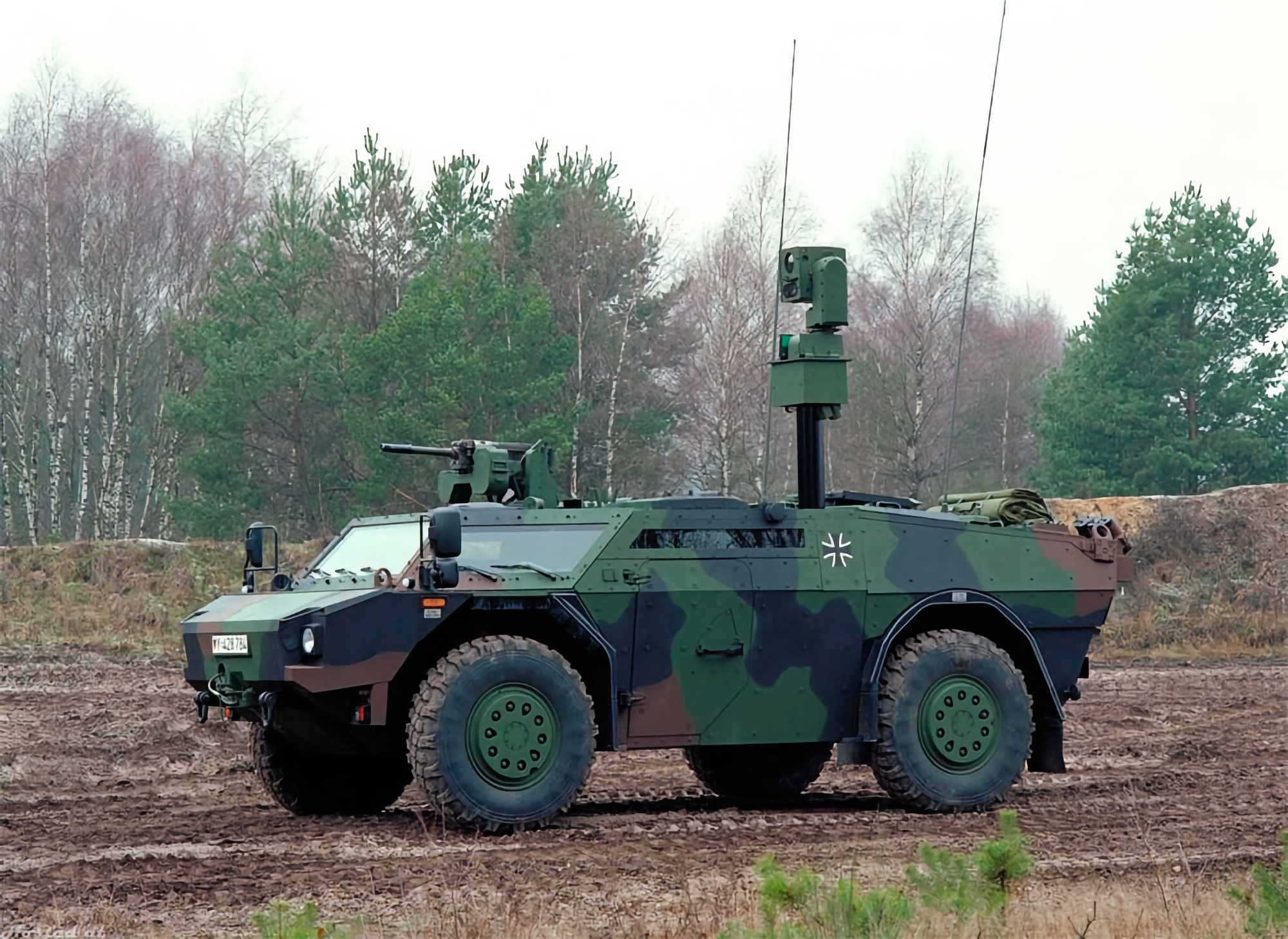 AFU wykorzystuje na froncie opancerzone pojazdy rozpoznawcze Fennek