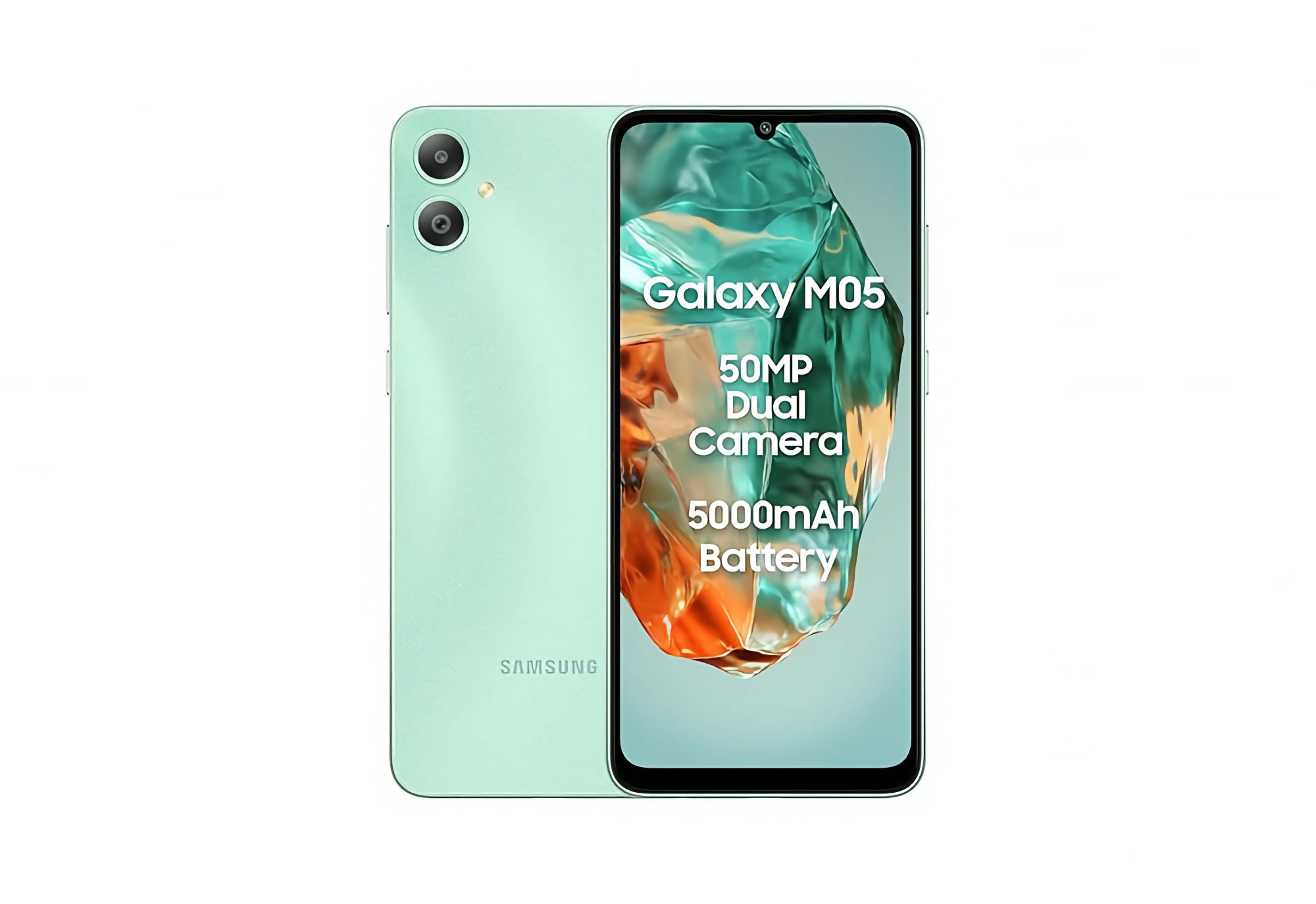 Oto jak będzie wyglądał Samsung Galaxy M05 z aparatem 50 MP, baterią 5000 mAh i układem MediaTek Helio G85