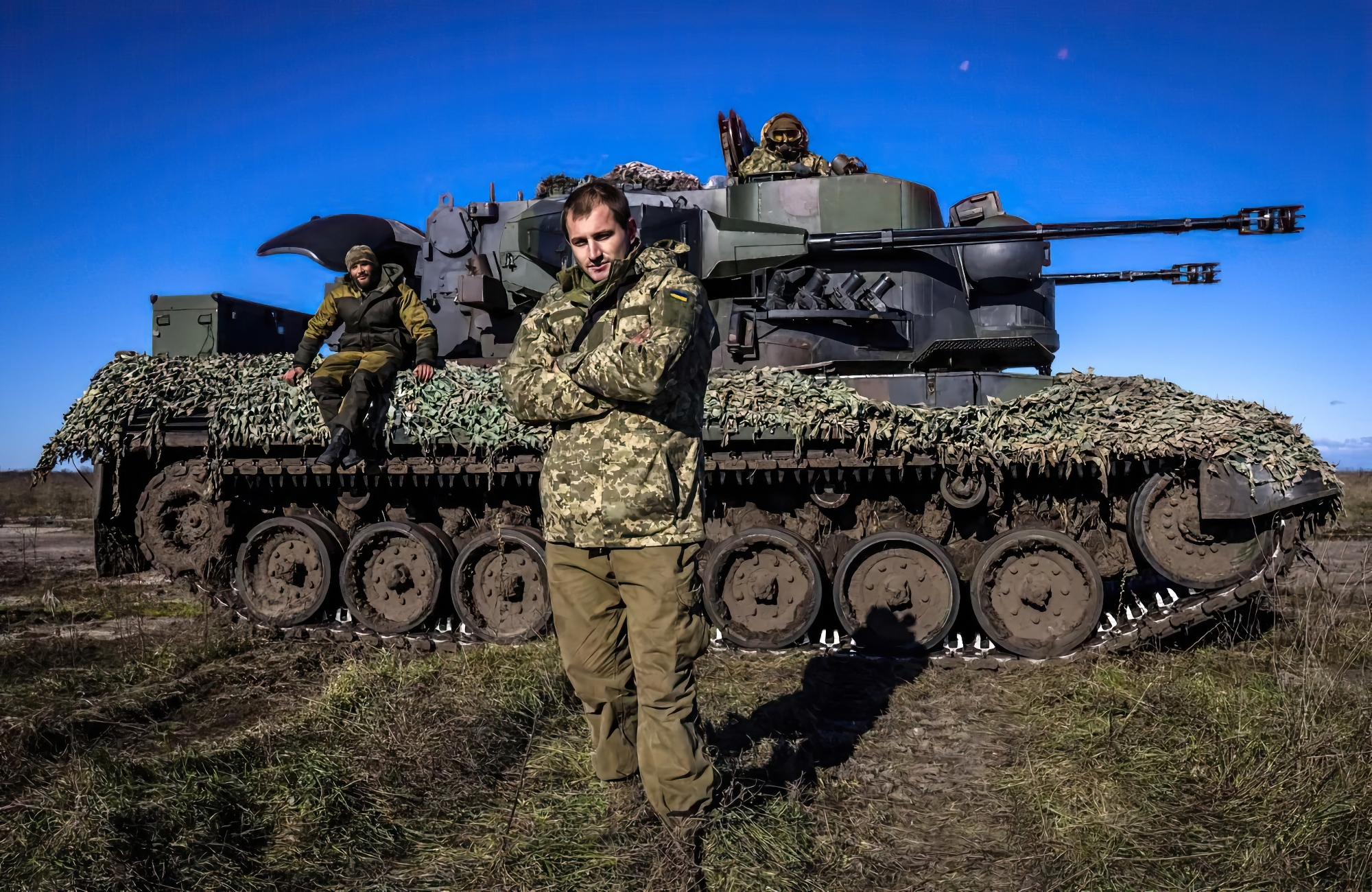 Siły zbrojne Ukrainy otrzymują od Niemiec kolejne czołgi przeciwlotnicze Gepard, w służbie na Ukrainie są 34