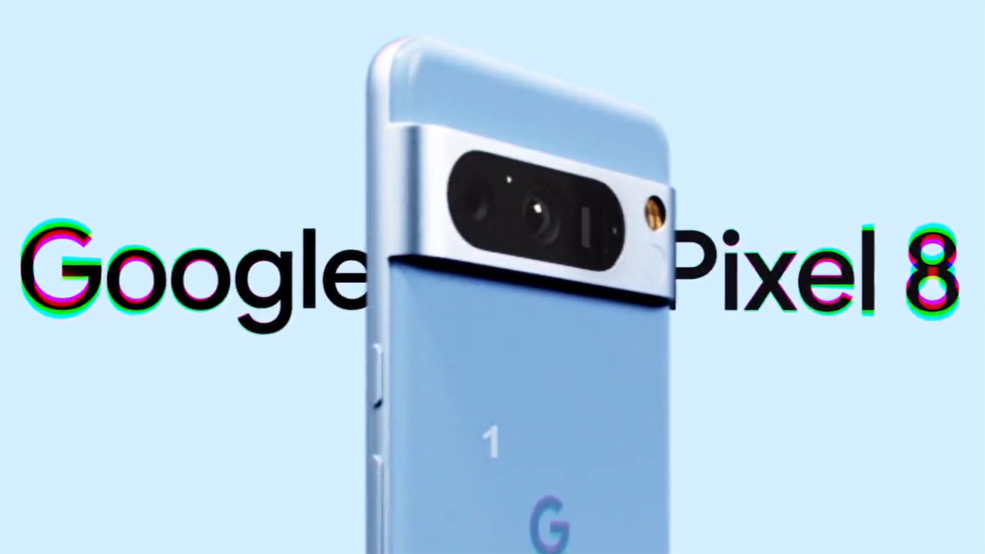 Film promocyjny Google Pixel 8 pokazuje design smartfona, niebieską kolorystykę i funkcję Audio Magic Eraser