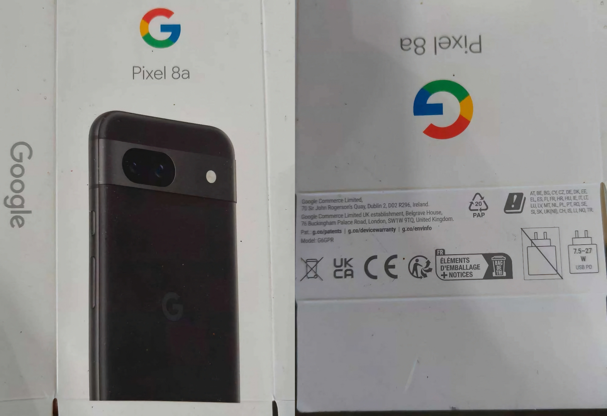 Czarny kolor, podwójny aparat i obsługa ładowania 27 W: nowe przecieki dotyczące Google Pixel 8a pojawiły się w sieci