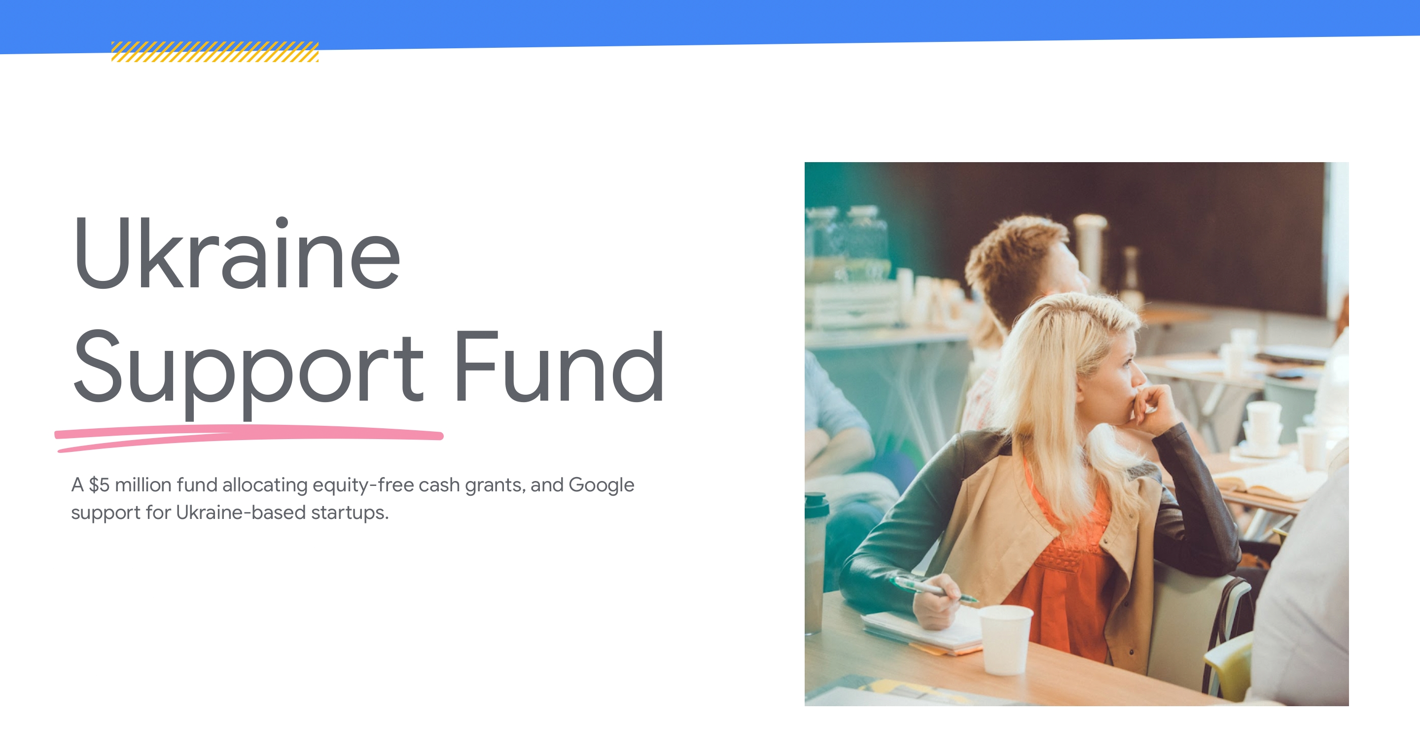 Google tworzy fundusz wspierający start-upy na Ukrainie za 5 000 000 USD