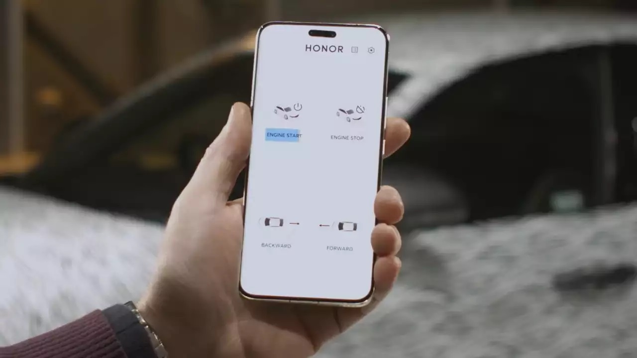 Smartfon Honor Magic 6 Pro umożliwia zdalne sterowanie samochodem za pomocą jednego spojrzenia