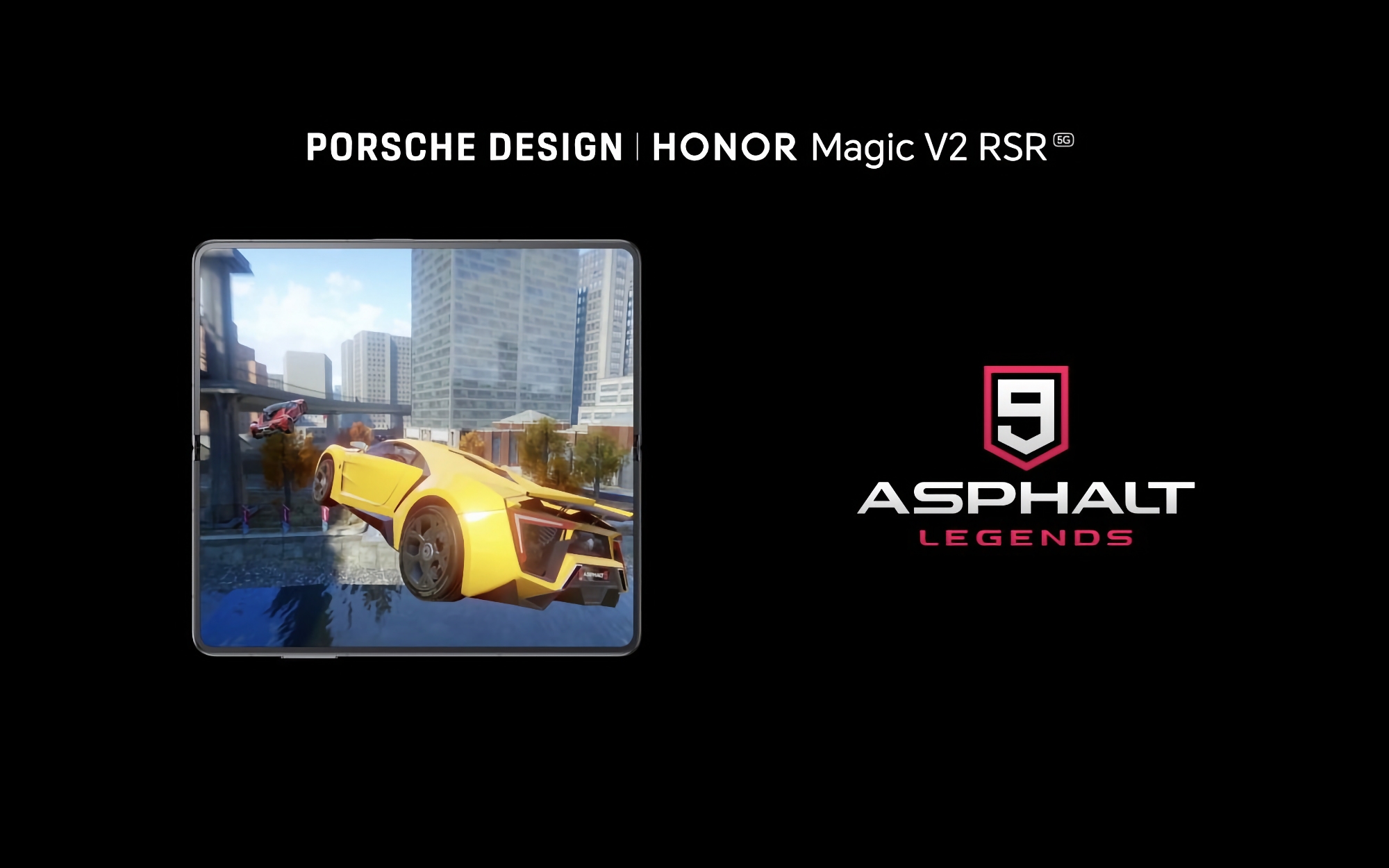 Gameloft wydał specjalną wersję gry Asphalt 9 dla składanego smartfona Honor Porsche Design Magic V2 RSR z obsługą 120 klatek na sekundę