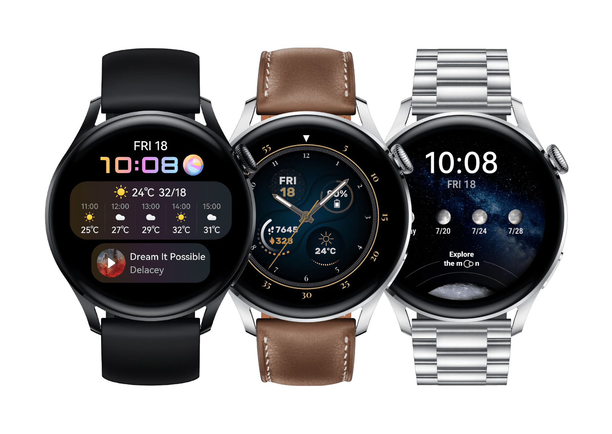 Inteligentny zegarek Huawei Watch 3 Pro z aktualizacją HarmonyOS 2.0.0.197 otrzymał nowe funkcje