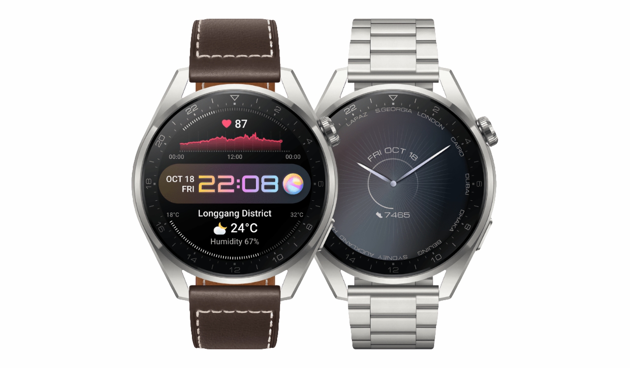 Huawei Watch 3 i Huawei Watch 3 Pro z aktualizacją oprogramowania nauczyły się mierzyć temperaturę ciała
