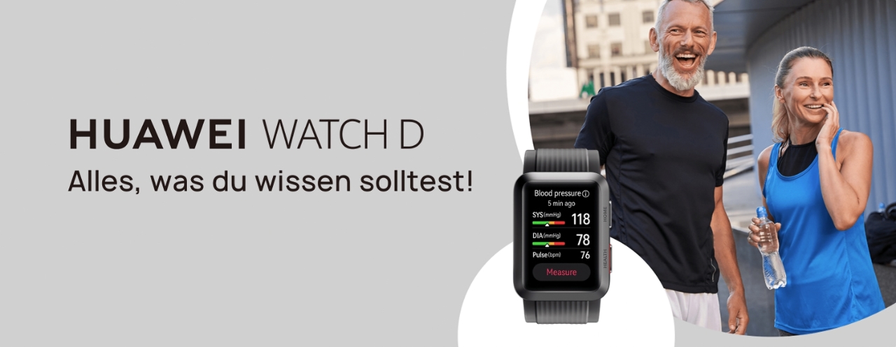 Huawei Watch D z funkcją ciśnienia krwi, czujnikiem EKG i obudową z aluminium lotniczego zadebiutował w Europie