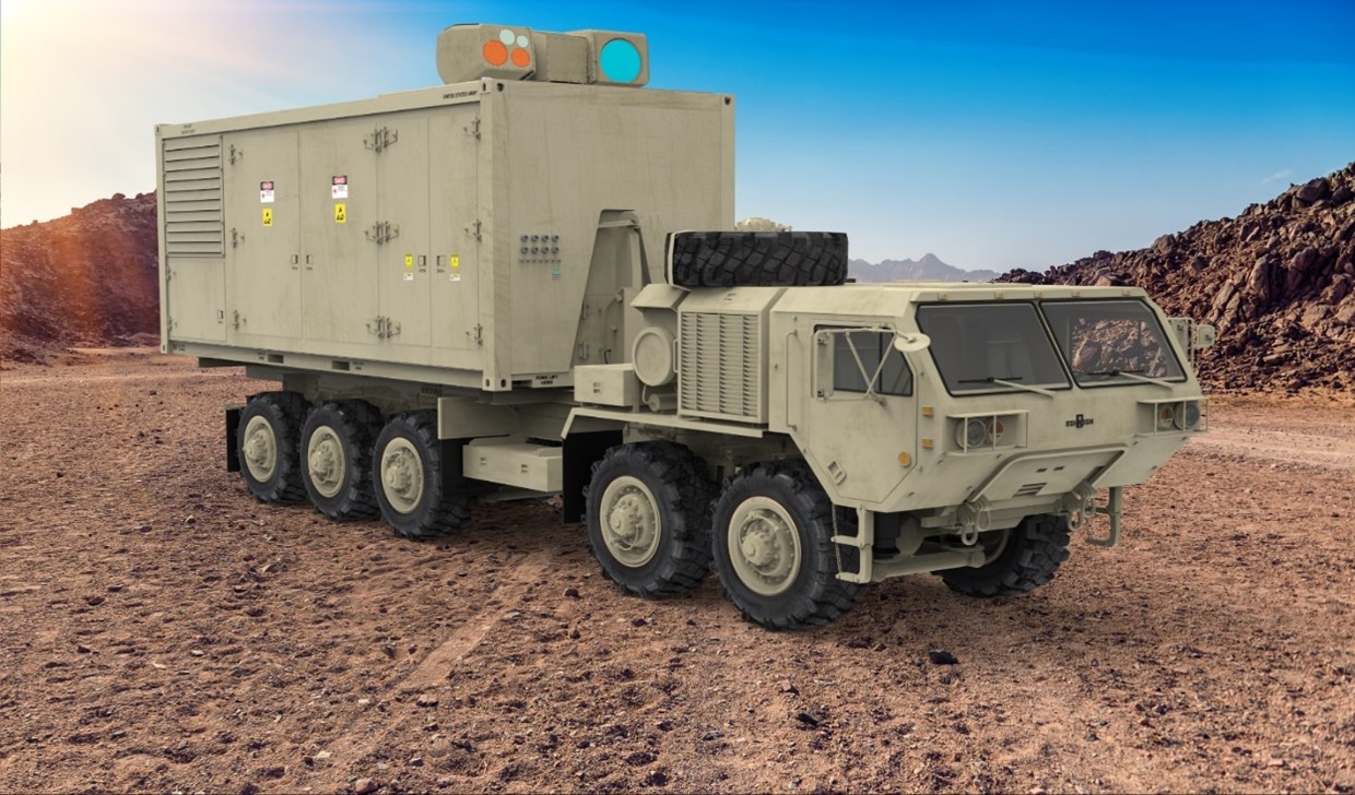 Lockheed Martin opracuje cztery systemy broni laserowej IFPC-HEL o mocy 300 kW do niszczenia dronów, rakiet, samolotów i helikopterów.