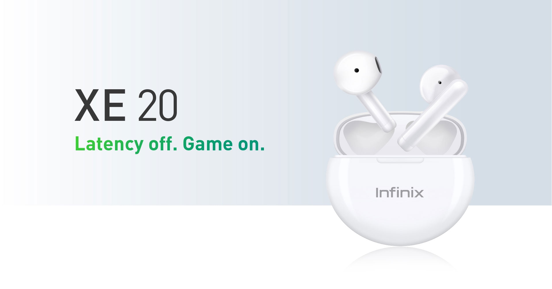 Infinix XE20: douszne słuchawki o niskim opóźnieniu, Bluetooth 5.0, ochrona IPX4 i do 30 godzin autonomii za 22 USD