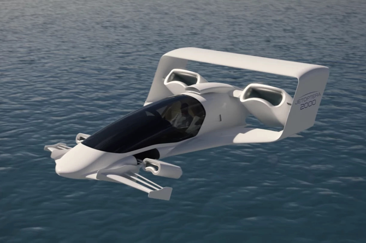 Siły Powietrzne USA przetestują prototyp futurystycznego latającego samochodu Jetoptera, który może zastąpić wojskowe śmigłowce