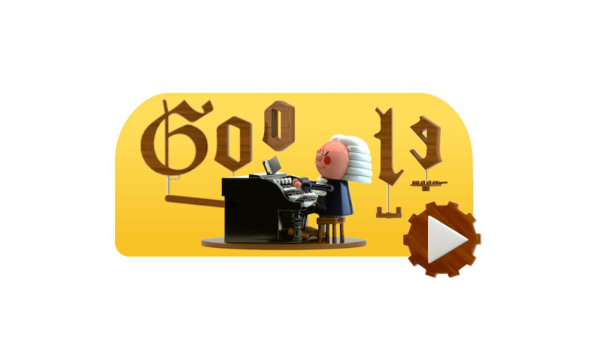 Google Doodle świętuje Dzień Jana Sebastiana Bacha