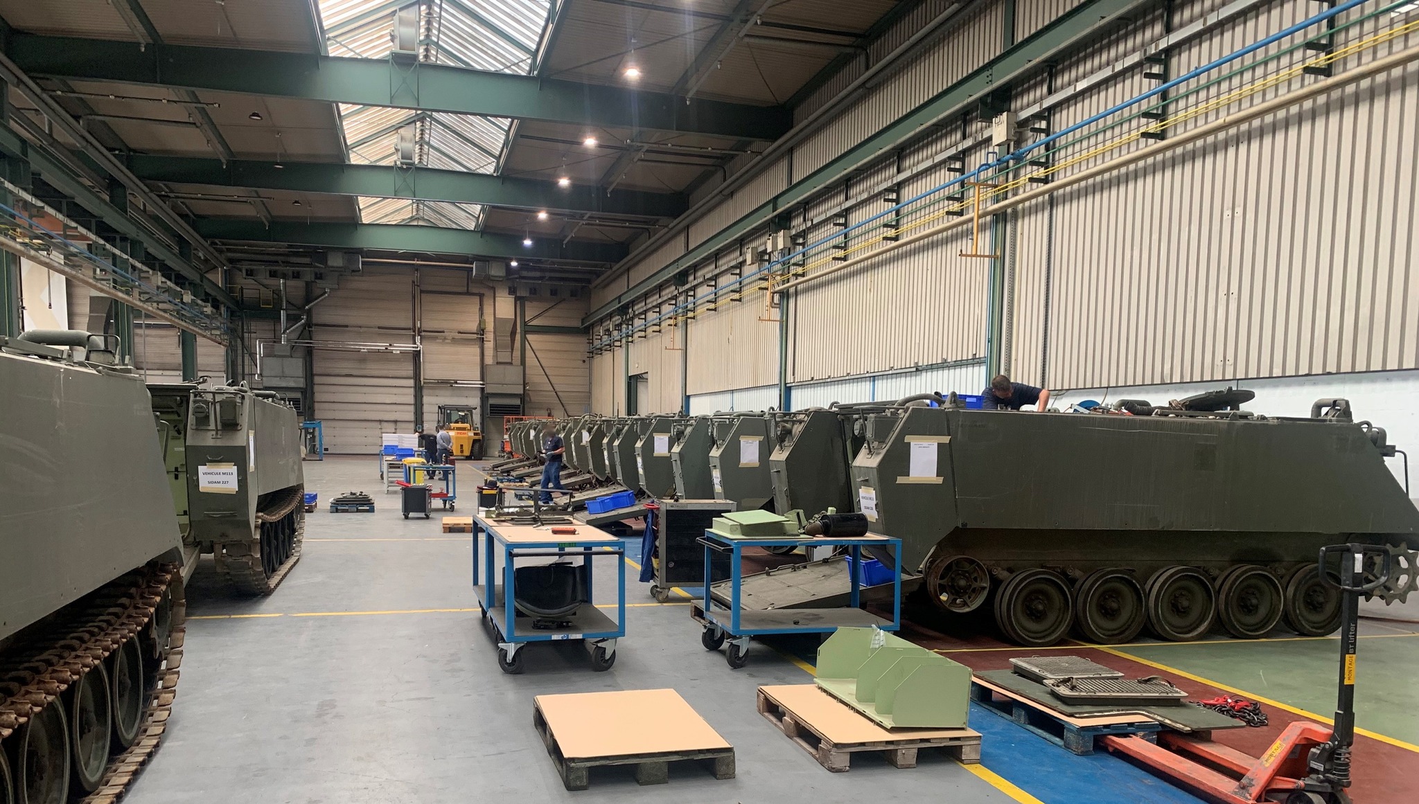 Belgijska firma John Cockerill modernizuje transportery opancerzone M113 dla Sił Zbrojnych Ukrainy