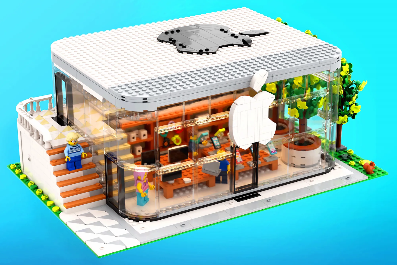 Fan Apple stworzył makietę konstruktora Apple Store, LEGO może udostępnić ją sprzedawcom detalicznym