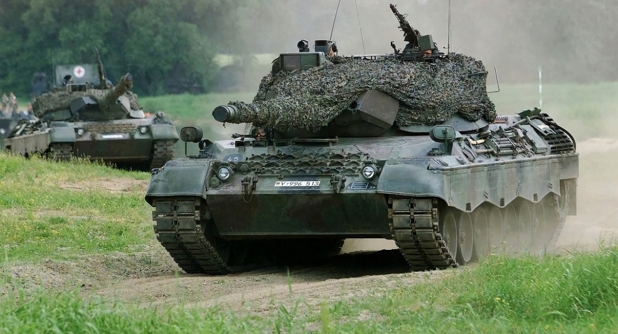 Czołgi Leopard 1A5DK dotarły już na Ukrainę