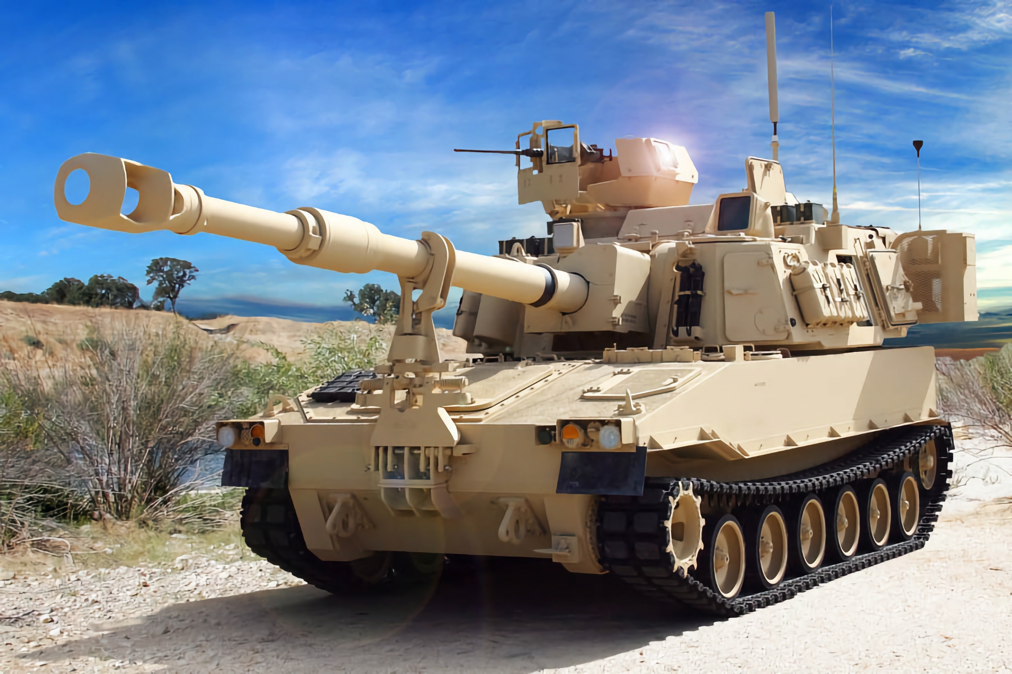 AFU otrzymuje 18 samobieżnych haubic M109A6 Paladin z ulepszoną ochroną i systemem automatycznej kontroli ognia.