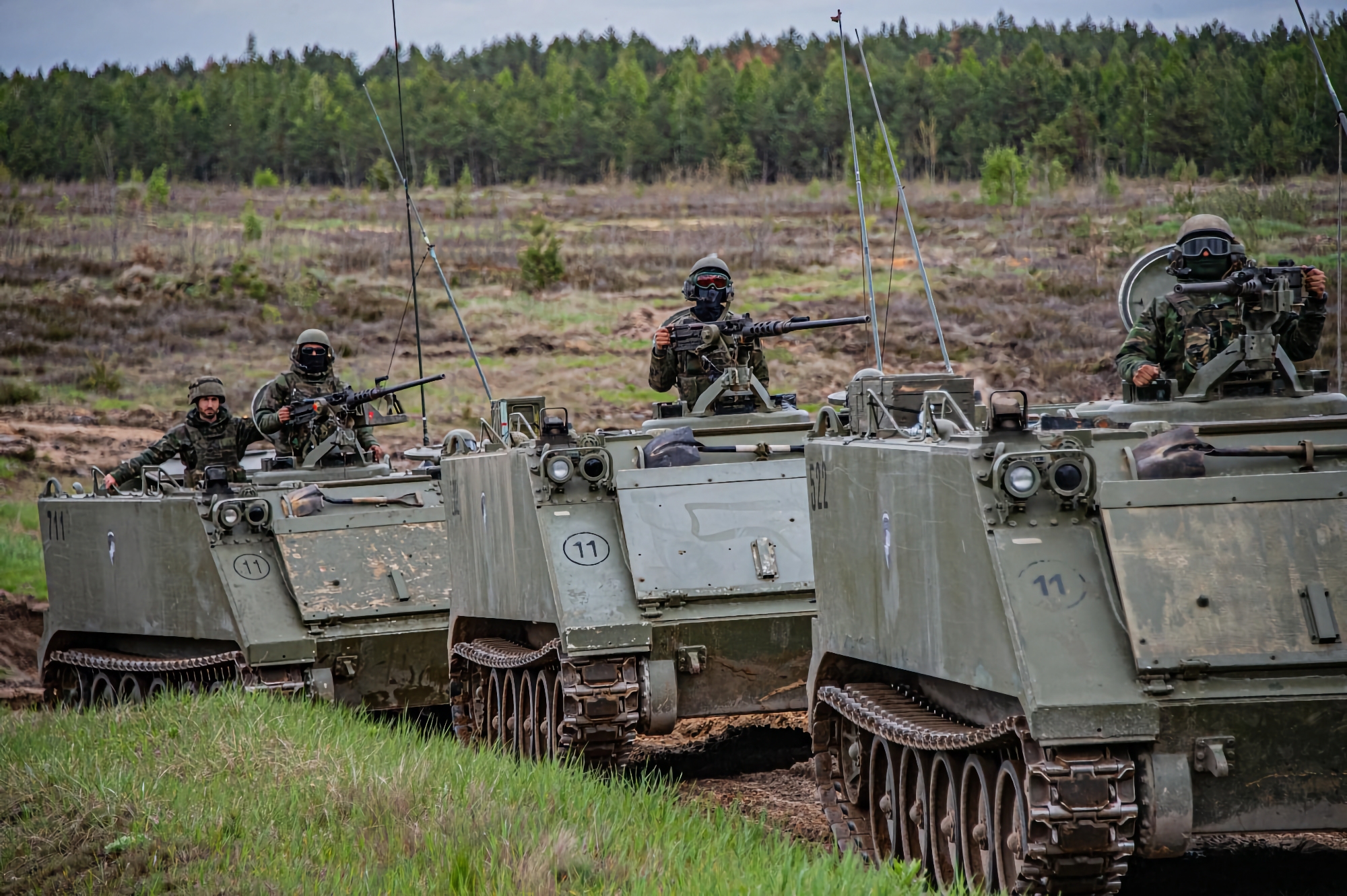 Belgia, Holandia i Luksemburg przekażą AFU transportery opancerzone M113 ze zdalnie sterowanymi systemami uzbrojenia.