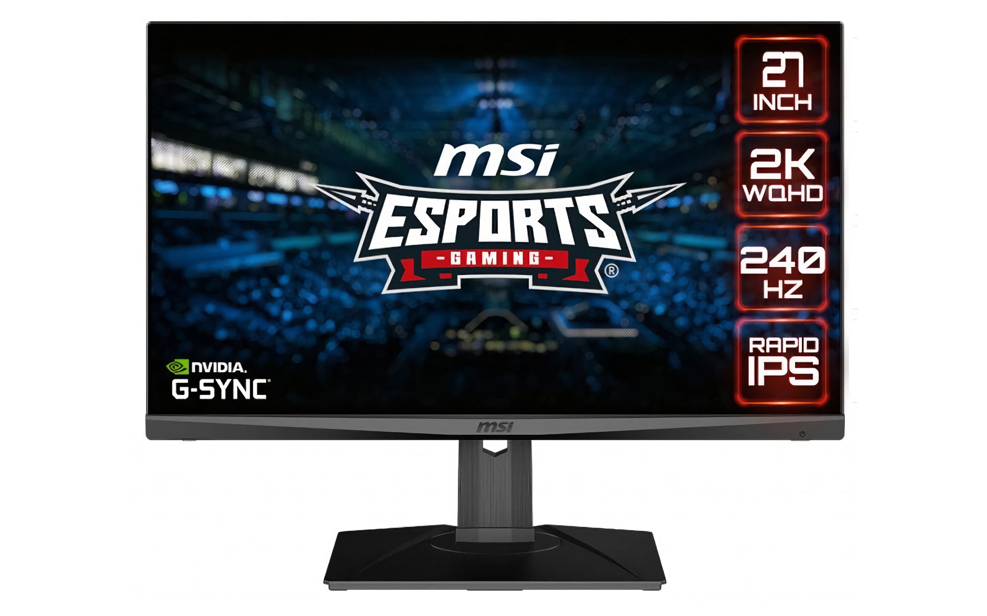 MSI Optix G274QPX: monitor do gier z ekranem 2K IPS o częstotliwości odświeżania 270 Hz i obsługą technologii Nvidia G-Sync za 380 USD