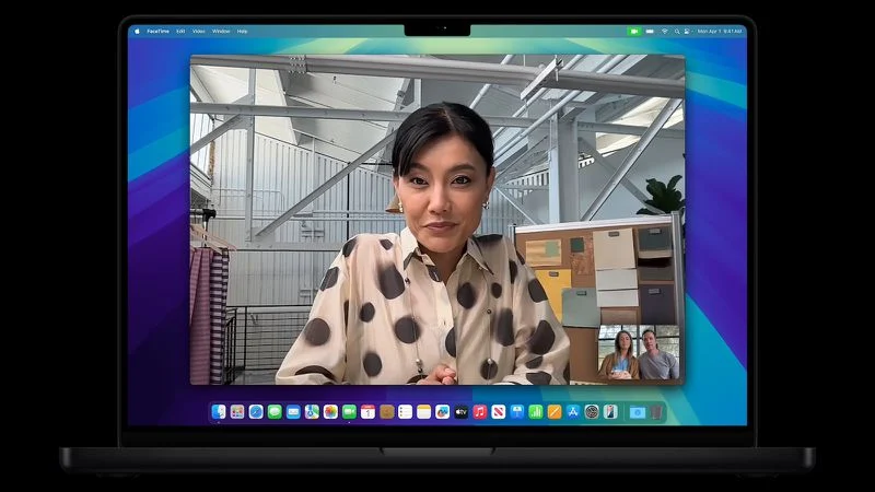 Nowe MacBooki Pro i komputery iMac są wyposażone w 12-megapikselowe kamery z funkcjami Centre Stage i Desk View