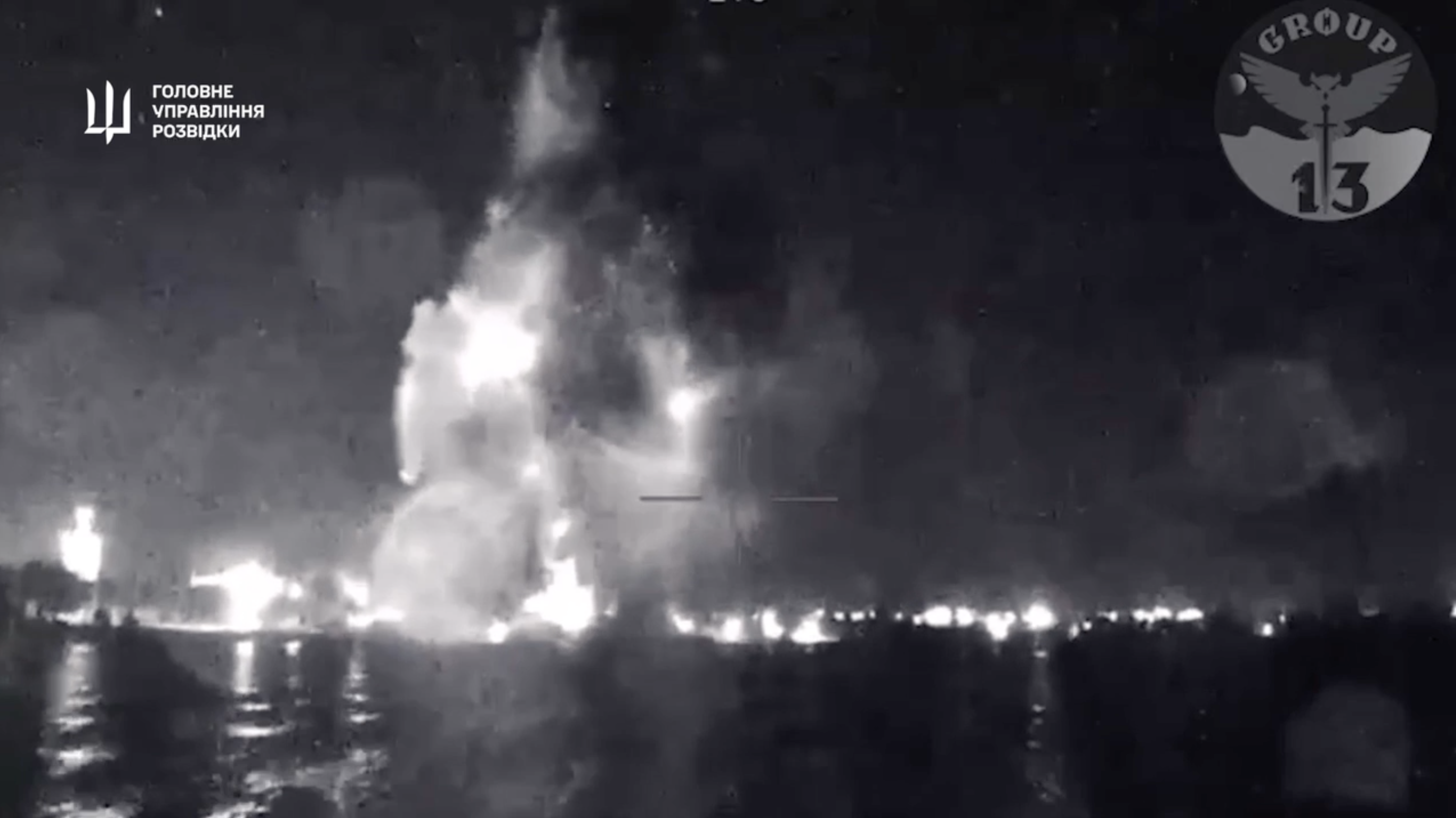 Główny Zarząd Wywiadu Ukrainy pokazał, jak drony morskie Magura V5 zniszczyły dwie rosyjskie łodzie KS-701 "Tuna" (wideo)