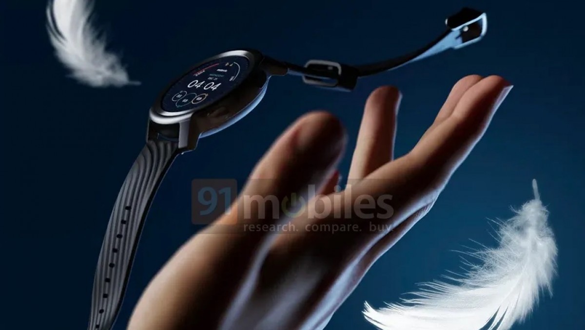 Moto Watch 100 ujawniony na renderach: budżetowy smartwatch z "premium design", 1,3-calowym wyświetlaczem i baterią 355mAh