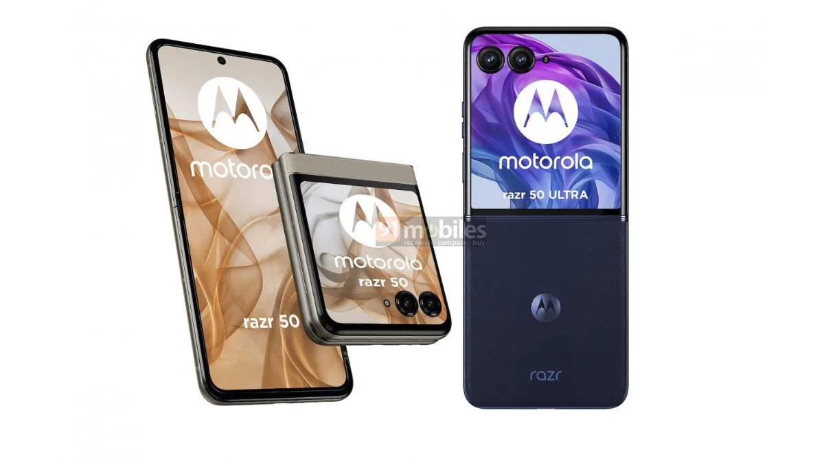 Projekt i specyfikacja nadchodzących składanych smartfonów Motorola Razr 50 i Razr 50 Ultra wyciekły do sieci