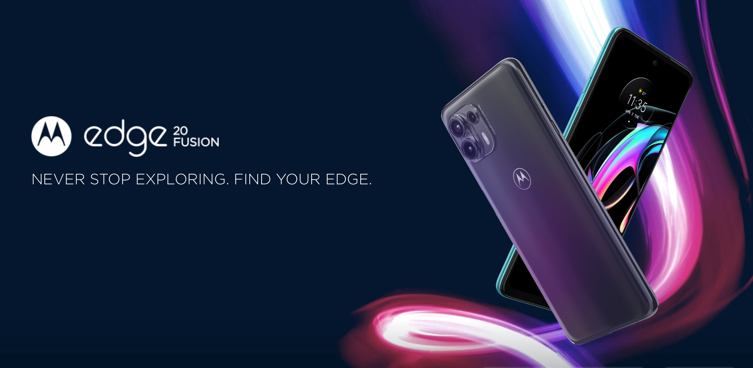 Motorola Edge 20 Fusion: 90Hz OLED wyświetlacz, MediaTek Dimensity 800U chip, 108 MP aparat, IP52 ochrony i tag cena od 290 dolarów